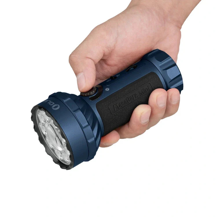 OLIGHT MARAUDERMINIMNBU Marauder Mini Powerful LED Flashlight With RGB - Midnight Blue