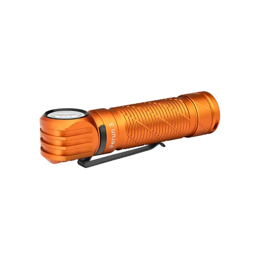 OLIGHT PERUN3OG Perun 3 Headlamp 3000 Lumens White Light and Red Light - Orange