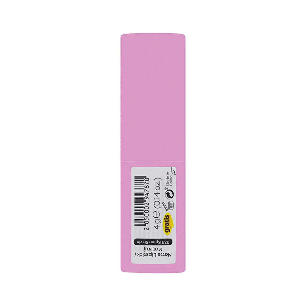 Beaulis Matte Lipstick - Long-Lasting Lip Color with Creamy Formula - 339 Spice Sizzle