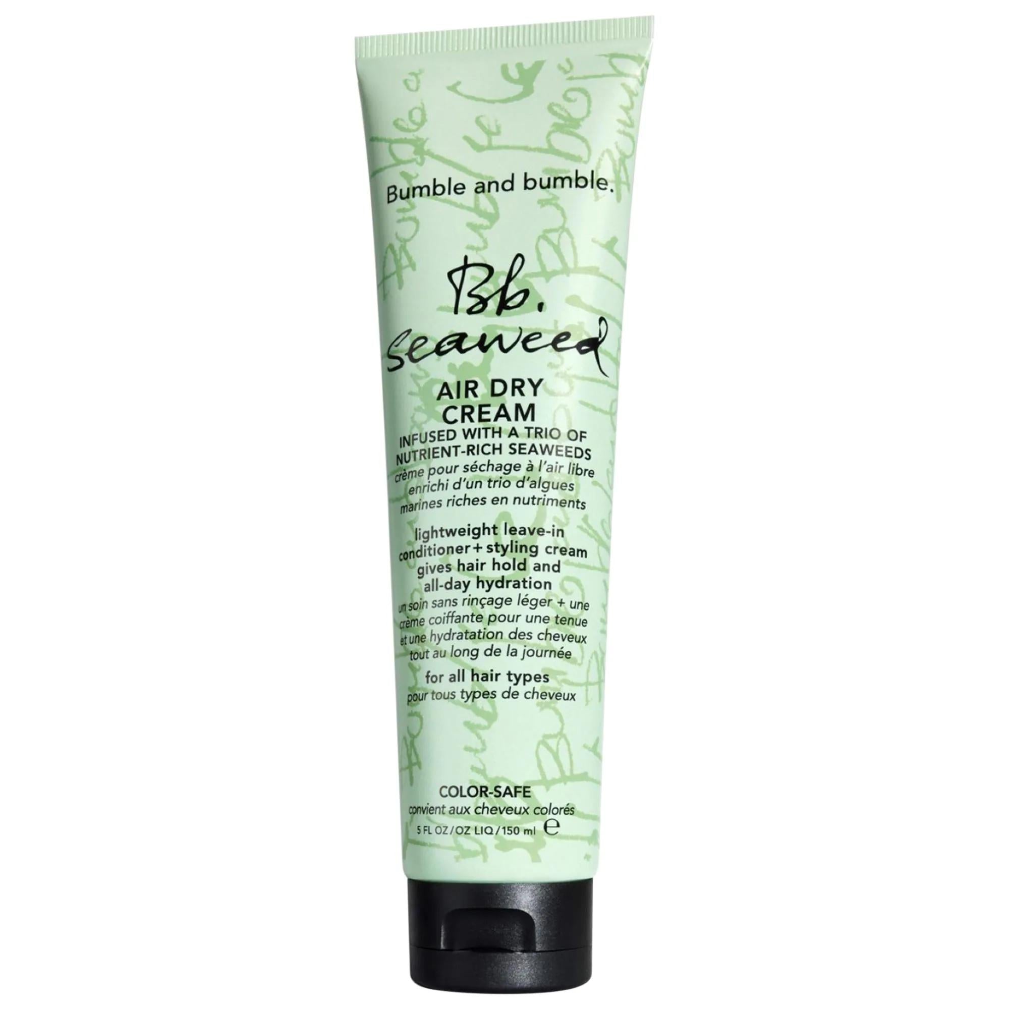 Seaweed Nourishing Air Dry Cream - Hydrating Hair Care for Frizz Reduction & All-Day Hold