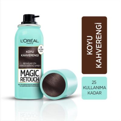 Loreal Paris Hair Touch-up Spray - Instant Gray Root Cover, Waterproof & Natural-Looking Hair Color Refresh