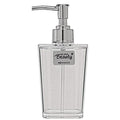For Your Beauty Corner Liquid Soap Dispenser - Modern Square Design, Space-Saving Bathroom & Kitchen Hand Soap Dispenser