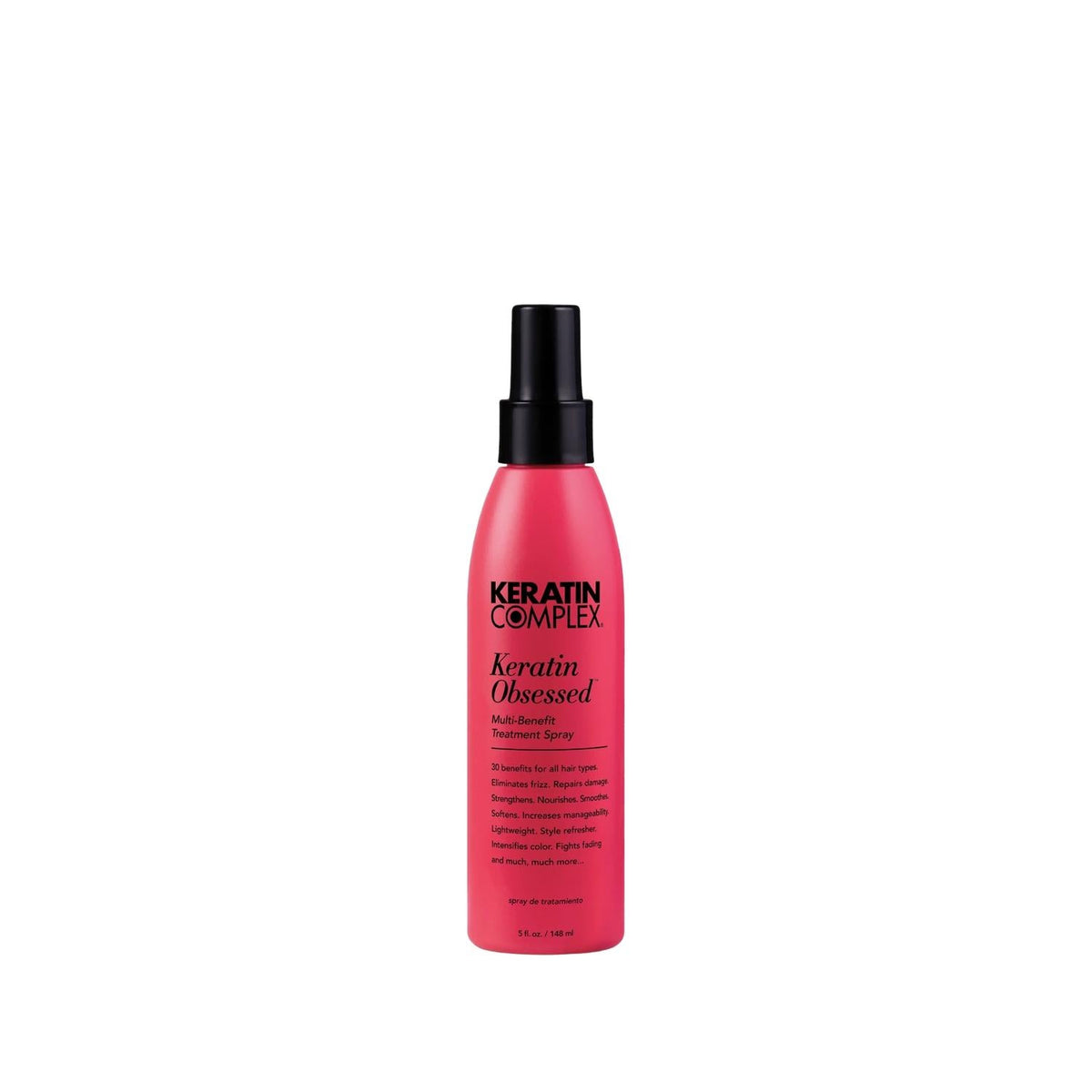 Keratin Complex Keratin Obsessed: Multi-Purpose Hair Care Spray - Smooths, Conditions, Protects, Frizz Control, Travel Size (1.69 fl oz)