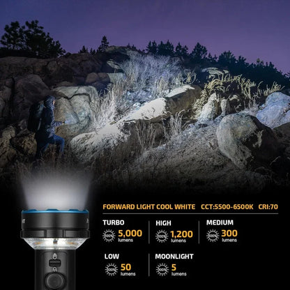 OLIGHT PROWESSBK Prowess Multifunctional with Bidirectional Lighting Flashlight - Black