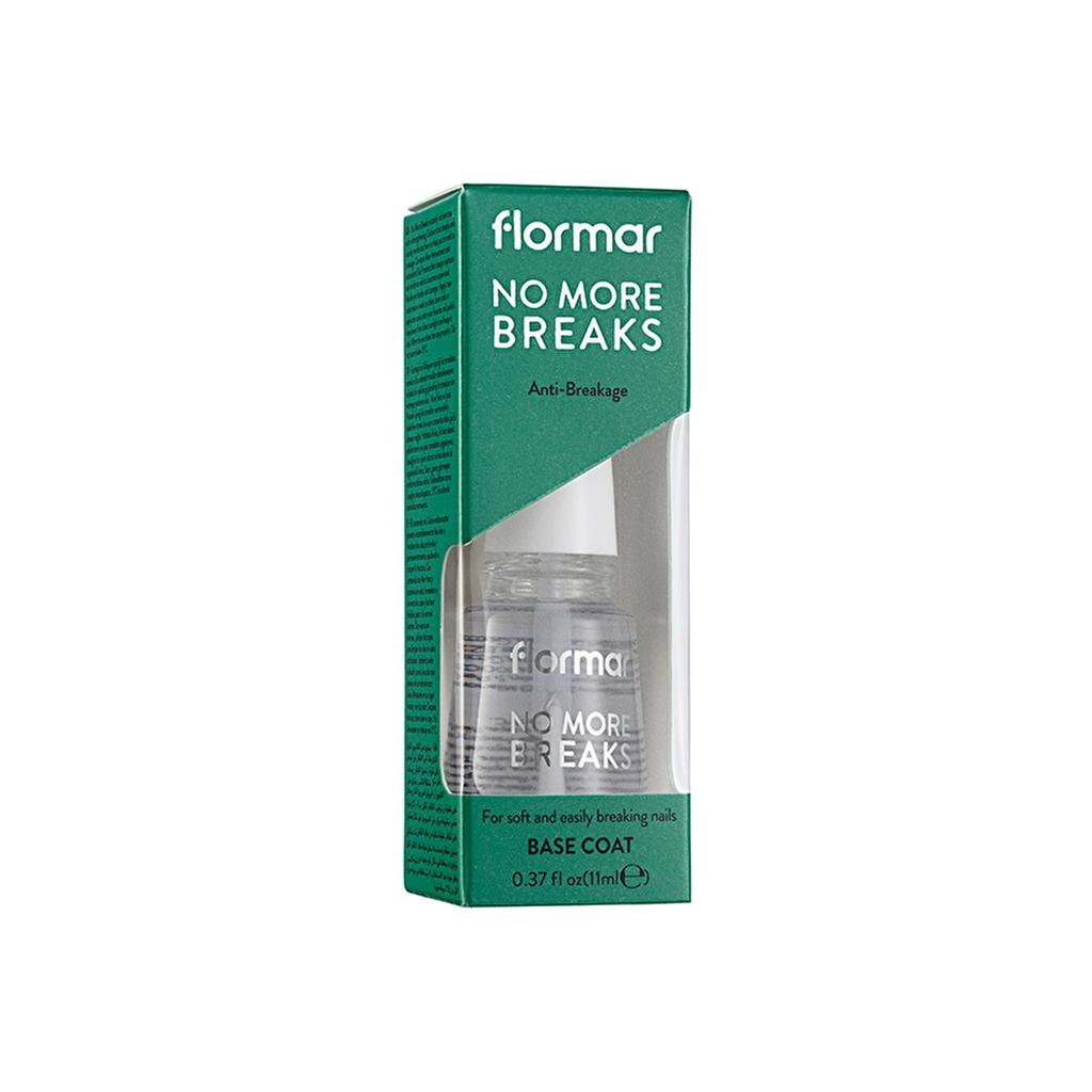 Flormar No More Breaks Base Coat for Nail Strength