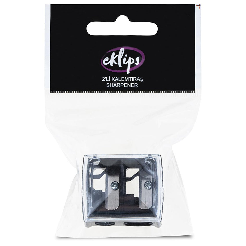 Eklips Makeup Pencil Sharpener: Precision Sharpening for Eyeliner, Lip Liner & Eyebrow Pencils - Prevents Breakage & Maximizes Pencil Life