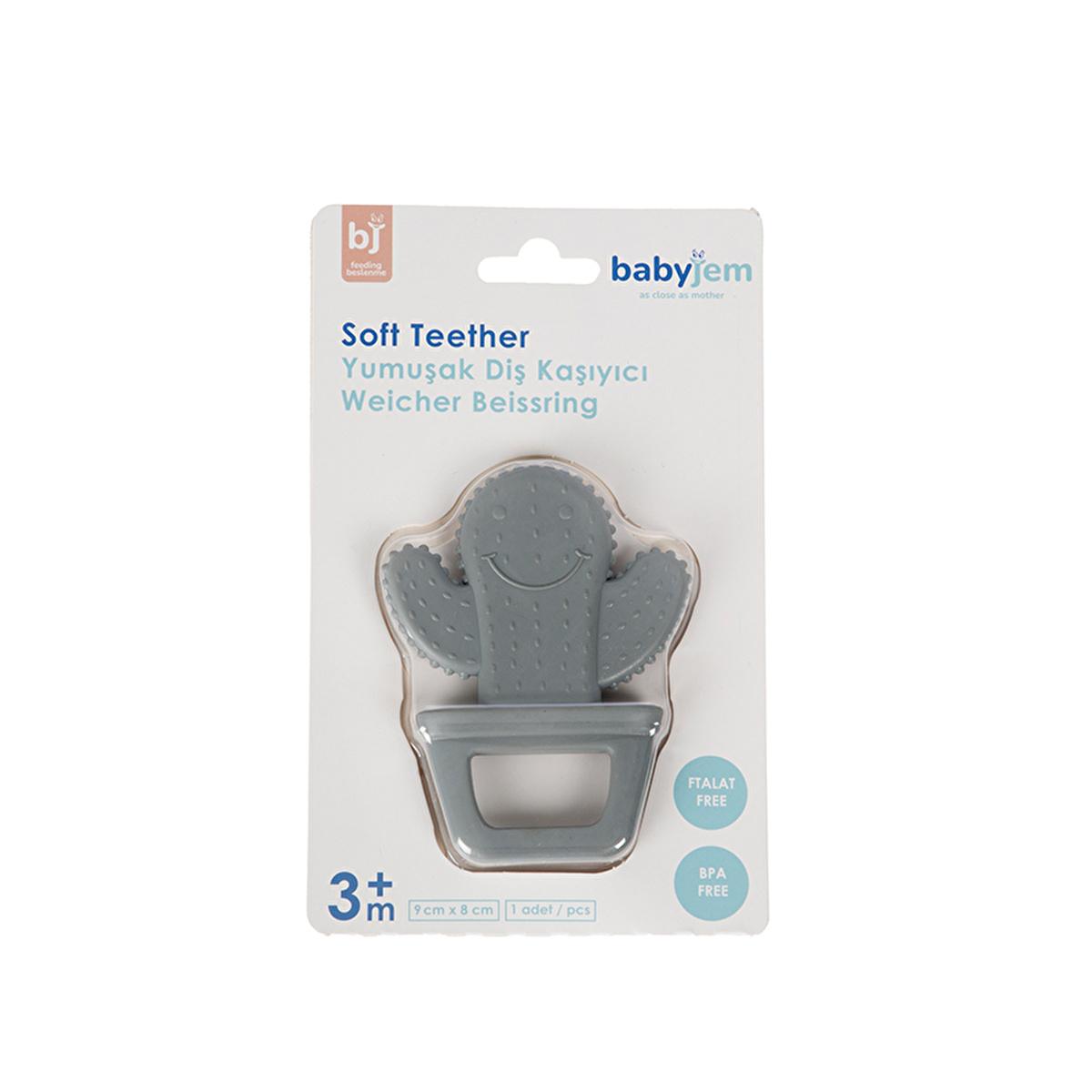 Babyjem Baby Teether Toy, TPU Teething Relief for Infants, Non-Toxic, BPA-Free, Soft Protrusions for Gentle Gum Relief