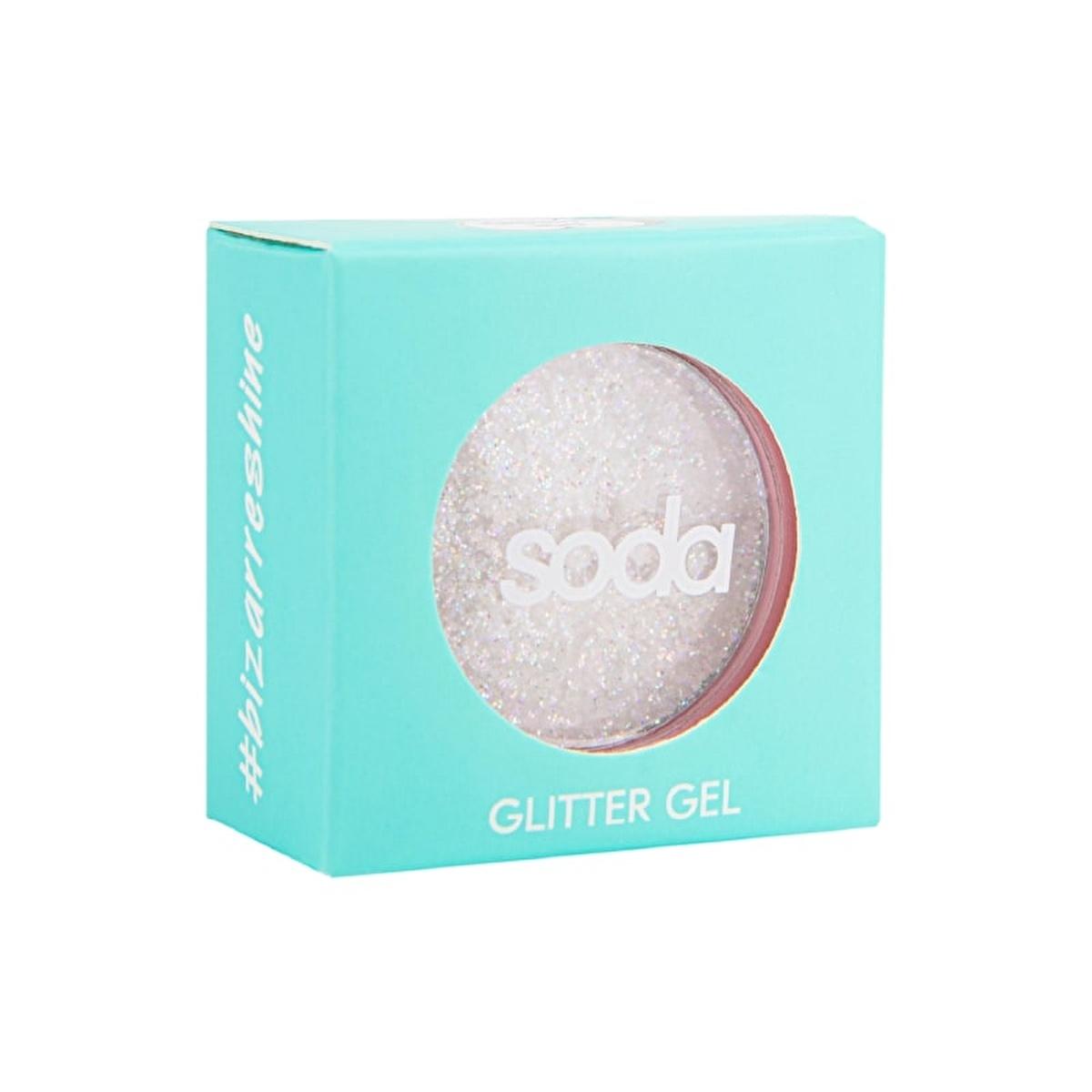 Soda Glitter Gel 001 Virgo Glitter Gel for Cosmetic Use - Long-Lasting Shiny Makeup Effect