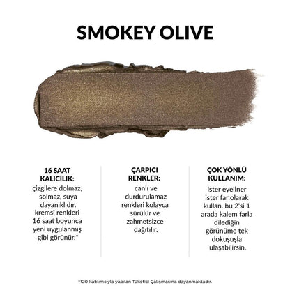 Avon Power Stay Eyeshadow Stick in Smokey Olive 1.4g