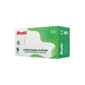 Beybi Latex Gloves Small Size - 100 Count Disposable Protective Gloves for Healthcare & Hygiene