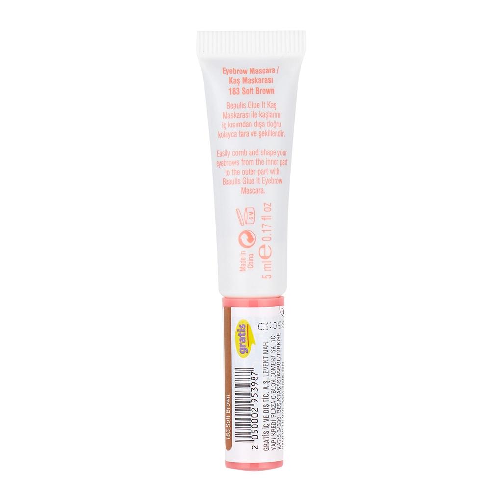 Beaulis Glue It Brow Mascara in Soft Brown 8ml