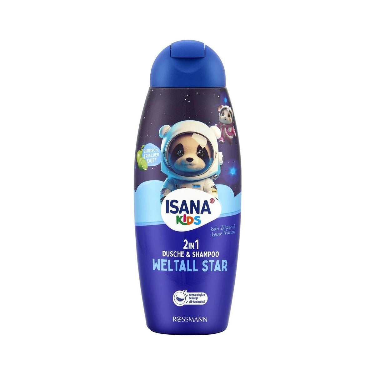 Isana Kids 2-in-1 Shower Gel & Shampoo for Gentle Cleansing 300 ml