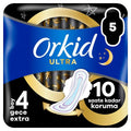 Orkid Ultra Gece Extra (Boy 4) - Nighttime Hygienic Pads with 60% Larger Back Section for Extra Protection