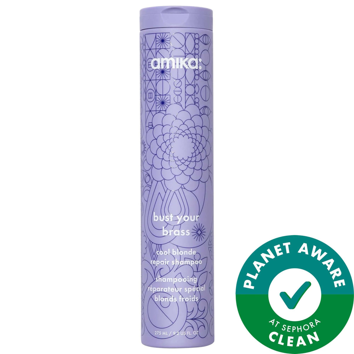 Bust Your Brass Cool Blonde Strength Repair Shampoo - Vegan, Gluten-Free, Cruelty-Free Blonde Hair Toning & Hydrating Shampoo for Dry, Damaged Hair