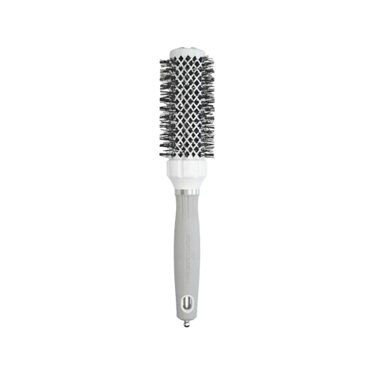 Olivia Garden Expert Blowout Grip Wavy Bristles Hair Brush 35mm - Professional Styling Tool for Wavy/Curly Hair