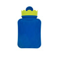 Fashy Silicone Hot Water Bottle - Soft & Portable Heat Therapy for Pain Relief, Blue
