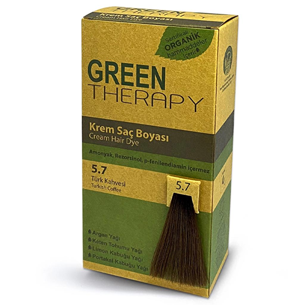 Green Therapy Hair Dye 5.7 Kahvesi