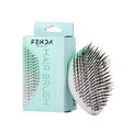 Fenda Professional 4-Pin Oval Hair Brush in Aurora Green