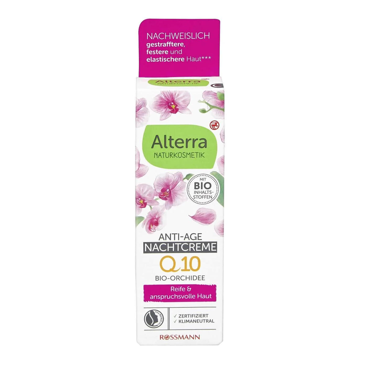 Alterra Anti-Aging Night Cream with Argan & Orchid 50 ml