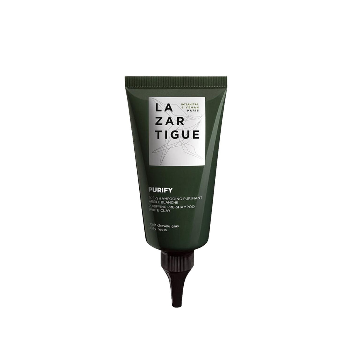 Lazartigue Purify Pre-Shampoo Scalp Treatment (2.54 fl oz) | Deep Cleansing for Oily Scalp & Healthy Hair