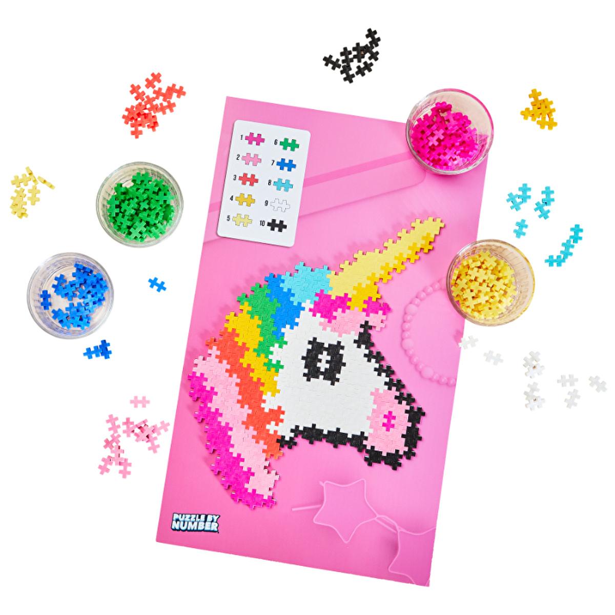 Plus Plus Unicorn Puzzle - 250 Piece Educational Toy for Kids - Creative Play, Develops Fine Motor Skills & Problem-Solving