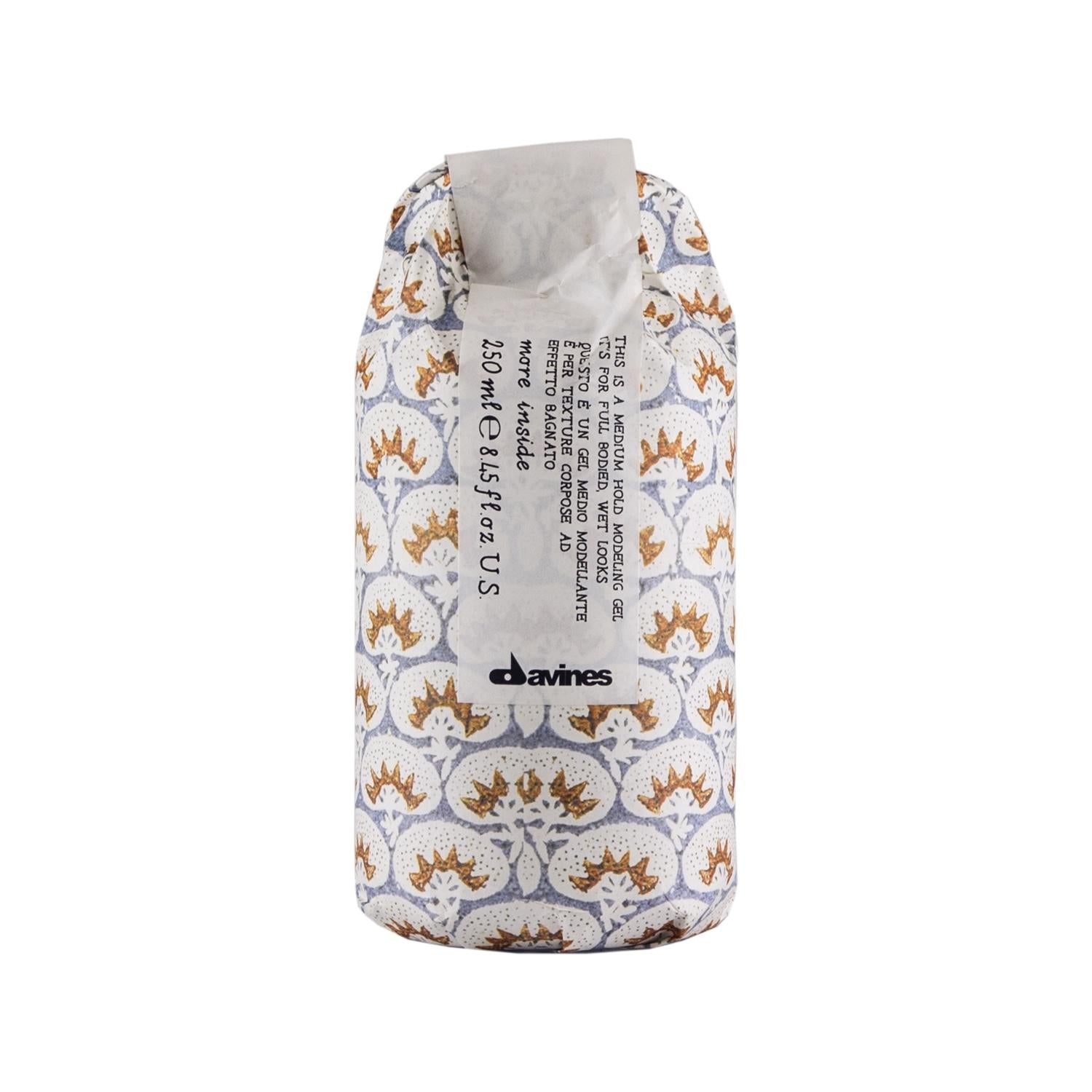 Davines Medium Hold Modelling Gel for Hair Styling - 250ml, Hair Styling Gel, Medium Hold Hair Gel