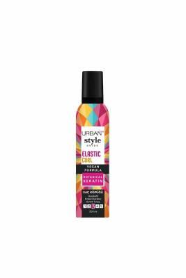 URBAN Care Elastic Curl Hair Styling Mousse - 200ml, Natural Look, Flexible Hold for Curly Hair