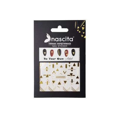 Nascita Triangle Nail Stickers - 08 - Unique Nail Art Designs for Easy Decoration