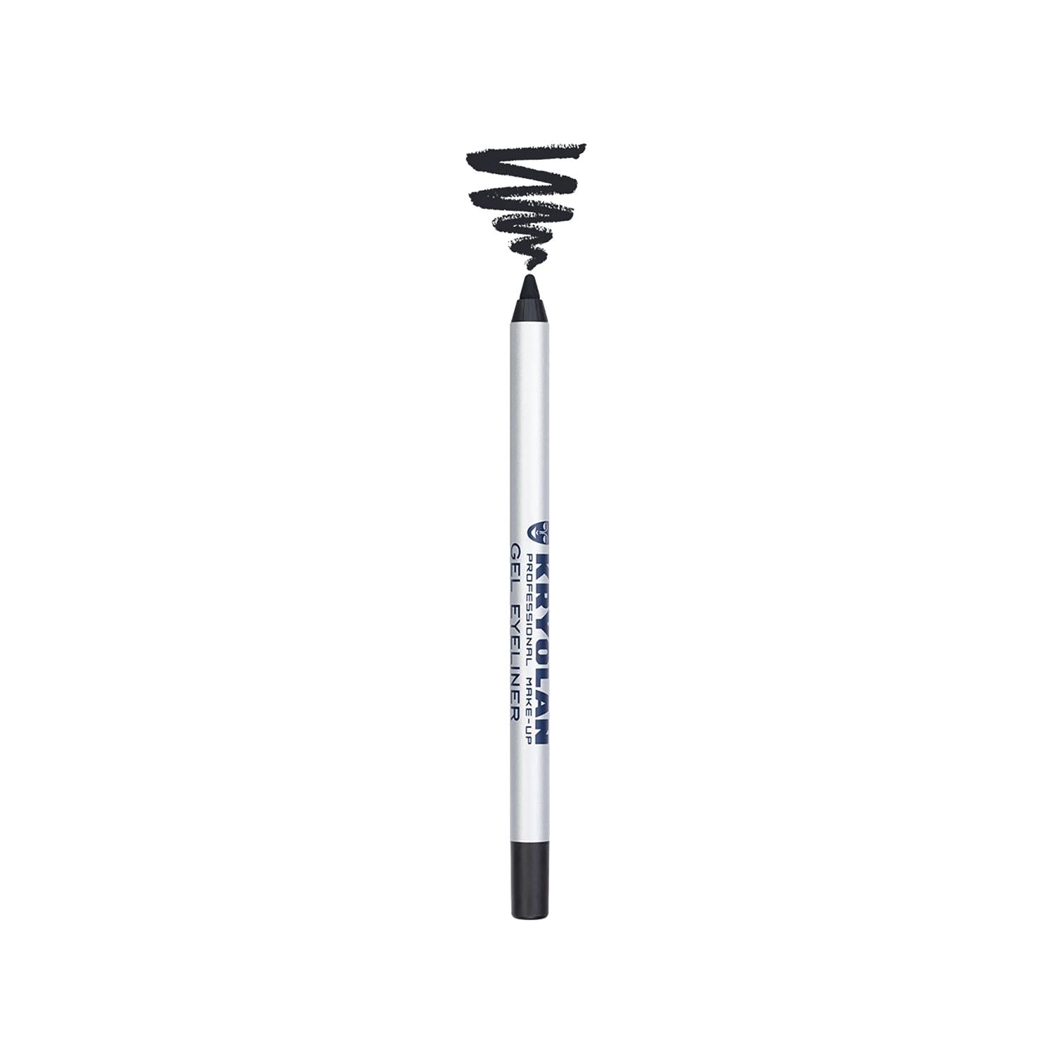 Kryolan Gel Eyeliner Smudge-Proof Black 6g