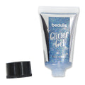 Beaulis Silver Star Glitter Gel - Face, Body Shimmer, Easy Application, Long-Lasting Sparkle - Perfect for Parties, Festivals, and Glitter Makeup