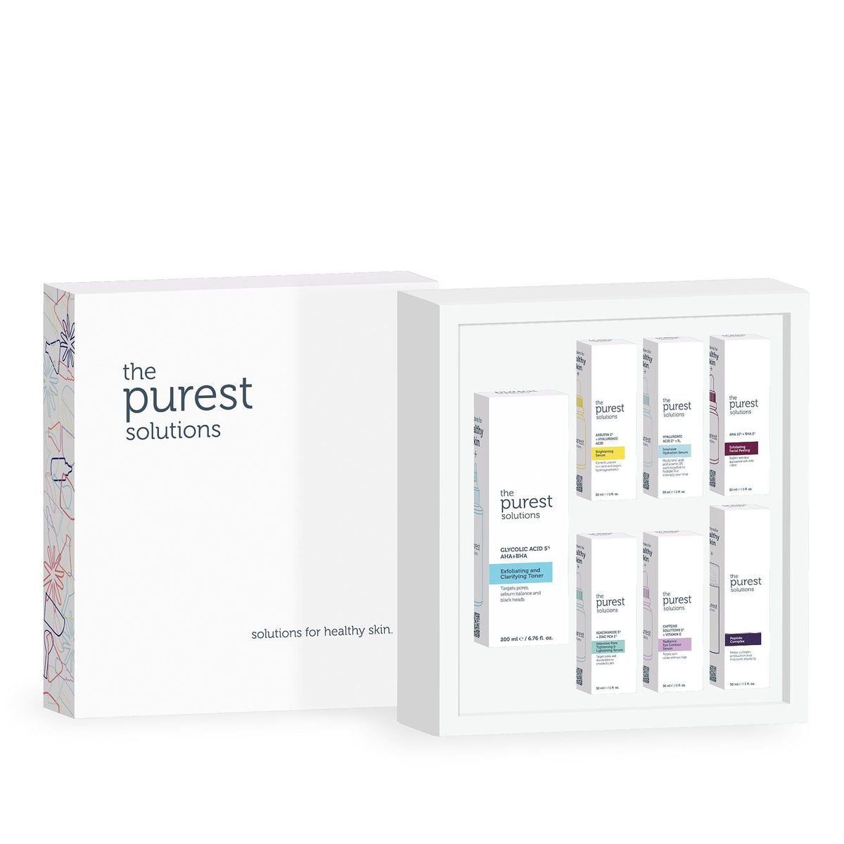 The Purest Solutions 7-Piece Skincare Set - Comprehensive Skincare Routine for All Skin Types