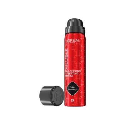 Loreal Paris Infaillible Makeup Fixing Spray - 3-Second Setting, Long Lasting Makeup Solution