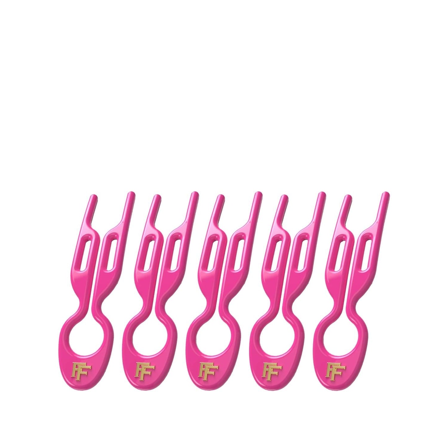 Fiona Franchimon No. 1 Hairpins Strawberry Pink 5-Pack