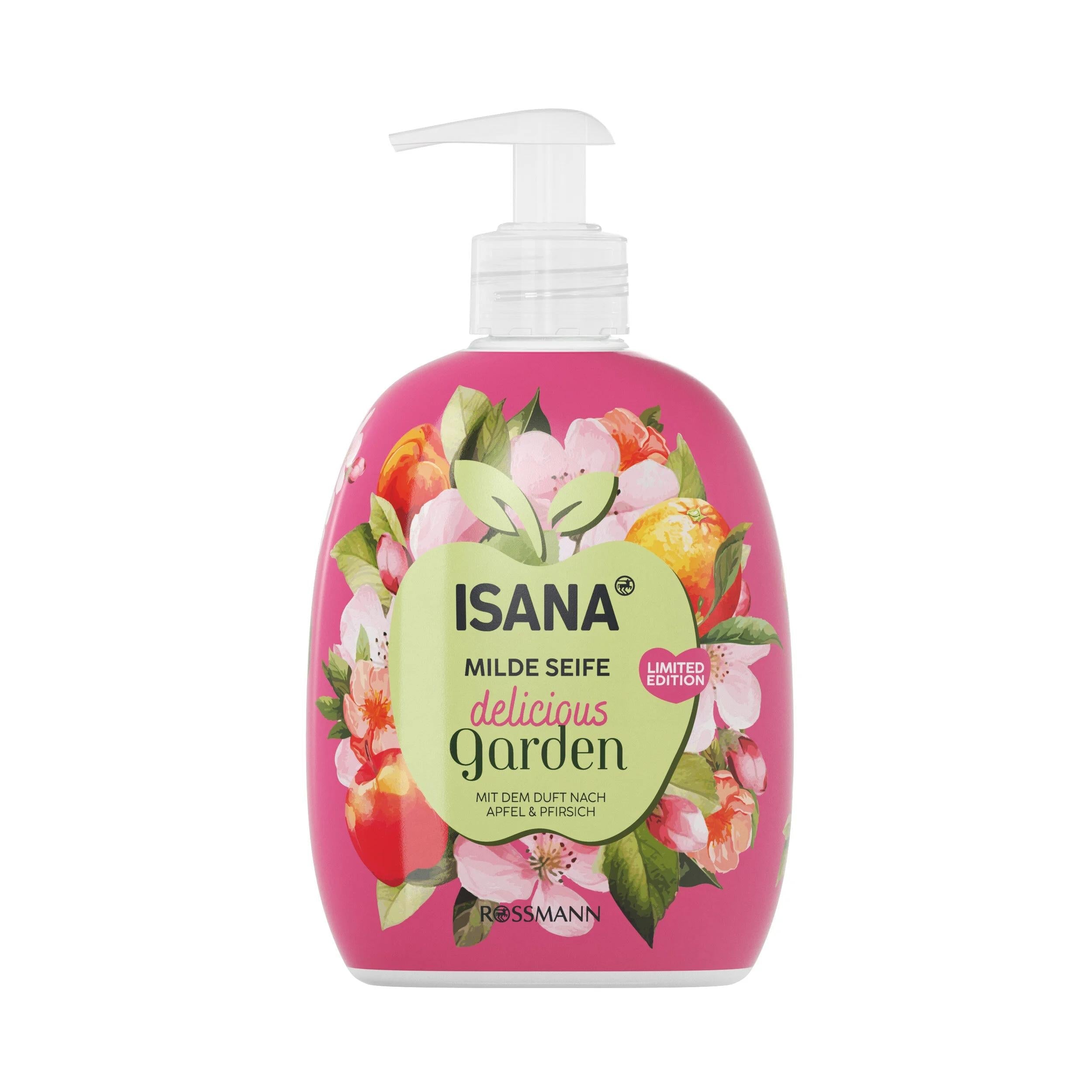Isana Apple & Peach Liquid Hand Soap 500 ml