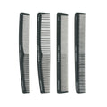 Olivia Garden Carbon + Ion SC Hair Comb Set with Pouch 4-Piece