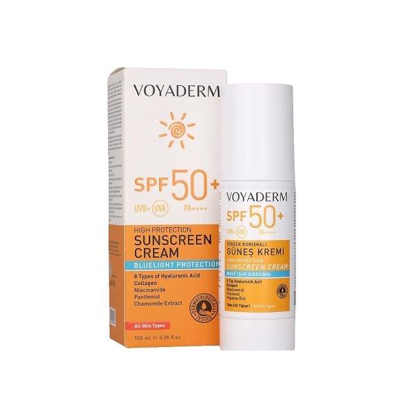 Voyaderm SPF 50+ Collagen Blue Light Sunscreen 100 ml