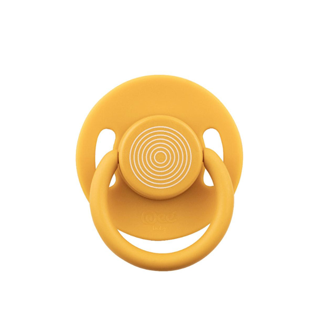 Wee Baby Cool Silicone Baby Pacifier for 18 Months Old - Round Tip, Orthodontic Design