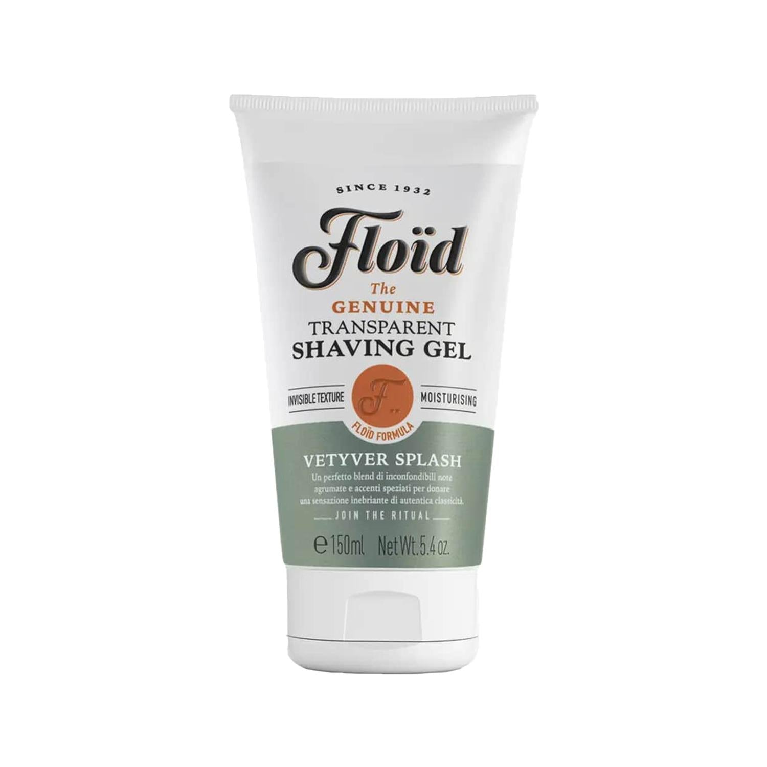 Floid Citrus Spectre Transparent Shaving Gel - 150ml, Refreshing Citrus Scent for Smooth Shave