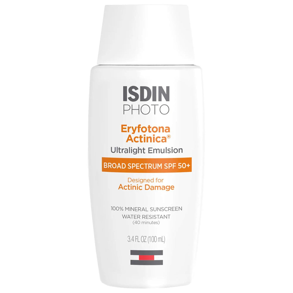 Eryfotona Actinica Ultralight Mineral Sunscreen SPF 50+ - Non-Greasy, Broad-Spectrum Protection