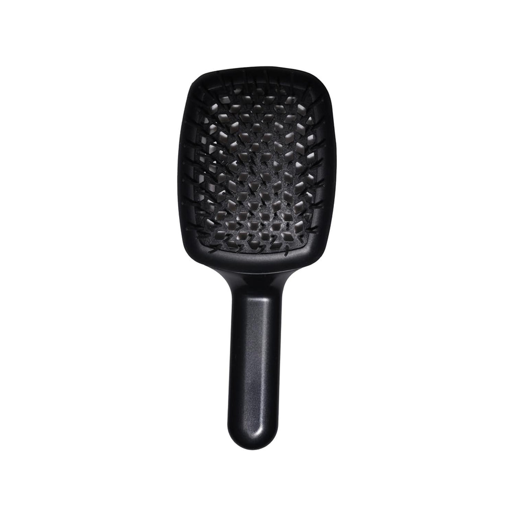 Janeke Curvy M Detangling Hairbrush Chrome Black