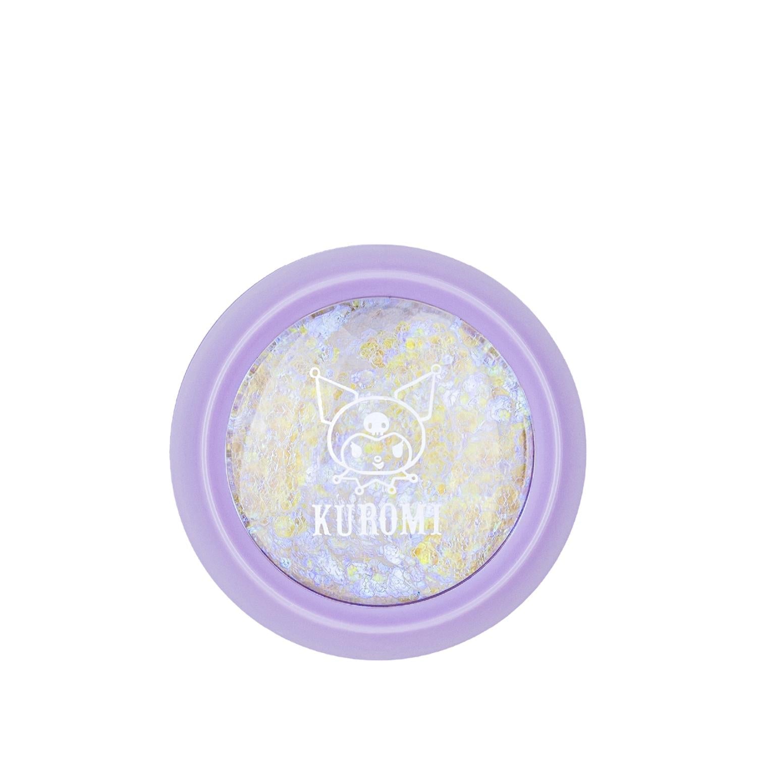 Soda Hello Kitty Ultra Violet Glitter Gel UFO 002 - UV Reactive Cosmetic Glitter for Nail Art & Body Decoration