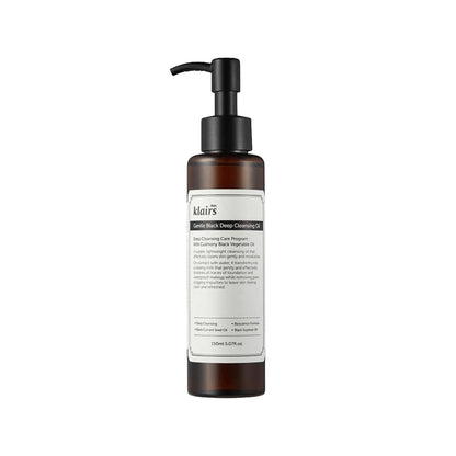 Dear Klairs Gentle Black Cleansing Oil for Deep Hydration 150ml