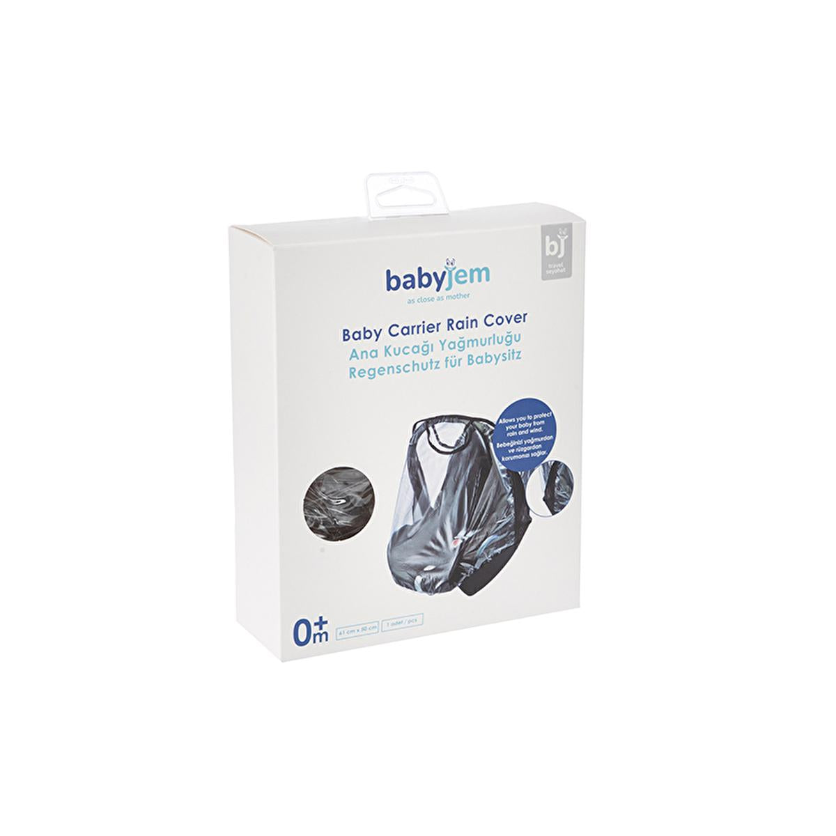 Babyjem Baby Rain Cover - Phthalate-Free PVC Rain Protection for Baby Carriers