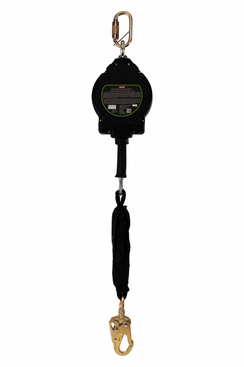Frontline RPG25LE Leading Edge Cable Single Leg SRL with Steel Snap Hook End