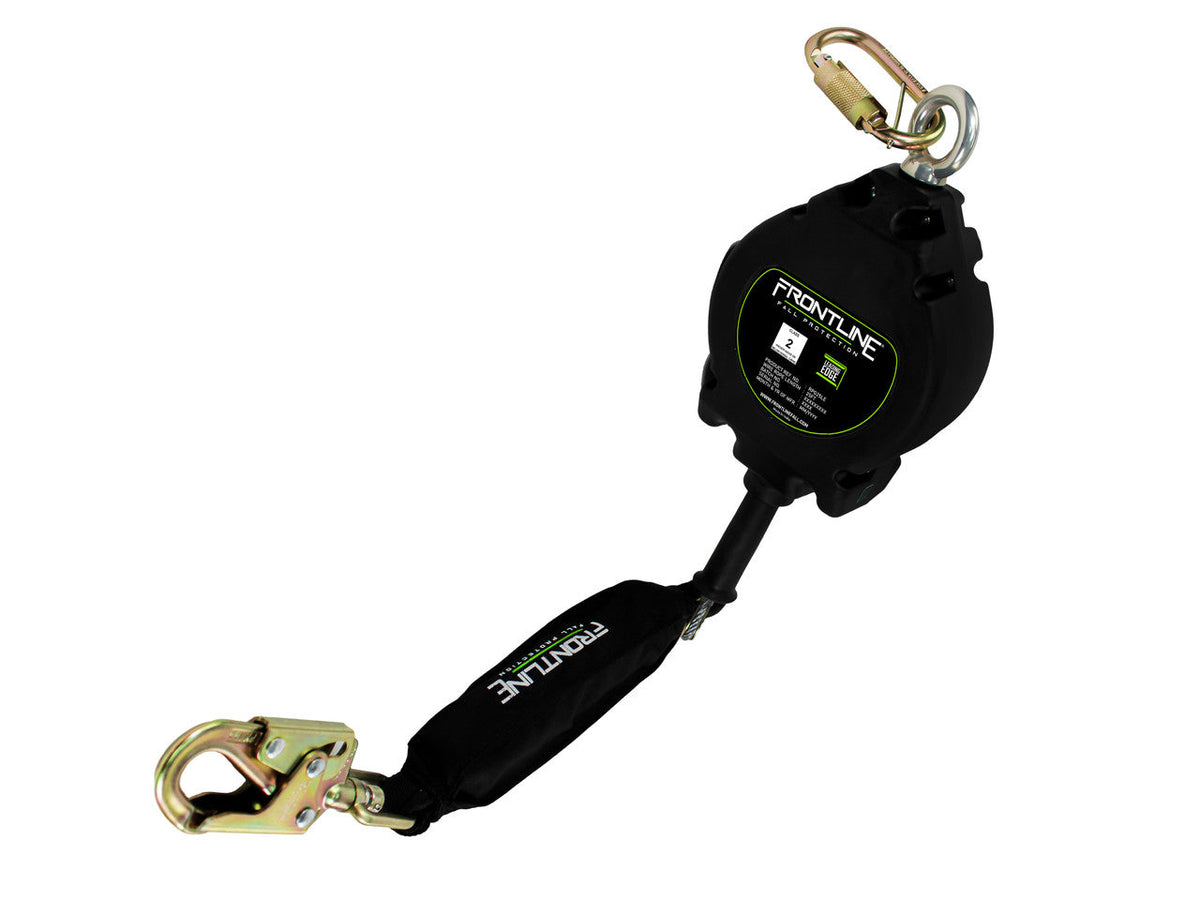 Frontline RPG25LE Leading Edge Cable Single Leg SRL with Steel Snap Hook End