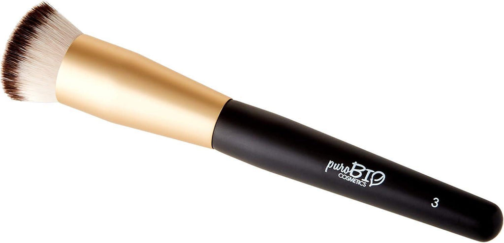 Purobio Makeup Brush for Powder Foundation - High-Quality Bristles, Ergonomic Design, Cruelty-Free Cosmetic Tool