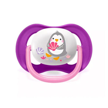 Philips Avent Ultra Air Animals Baby Pacifier for 6-18 Months - Soft, Comfortable, and Easy to Clean