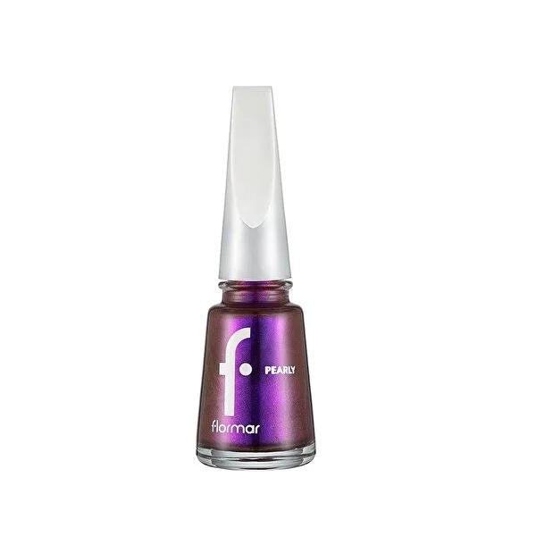 Flormar Pearly Nail Polish 457 Bewitching New - Long Lasting Nail Enamel with Thick Brush for Easy Application