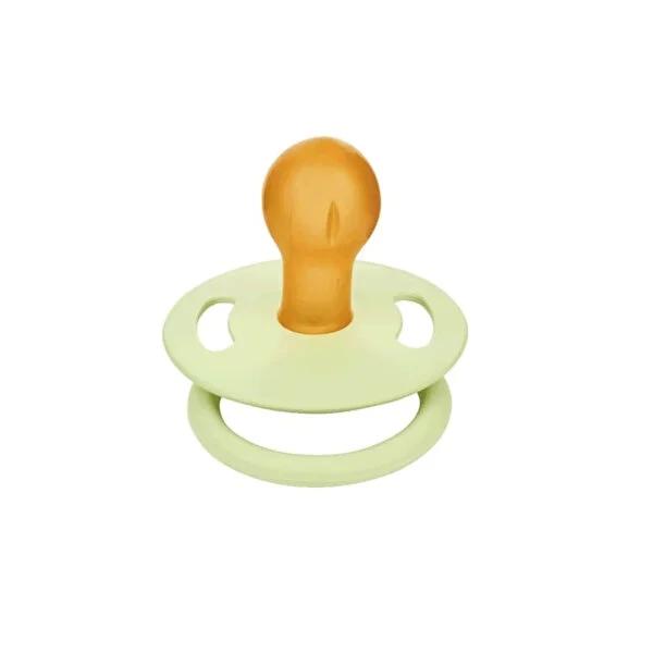 Wee Baby Natural Rubber Baby Pacifier No 2 - BPA-Free, Orthodontic Soother for Newborns