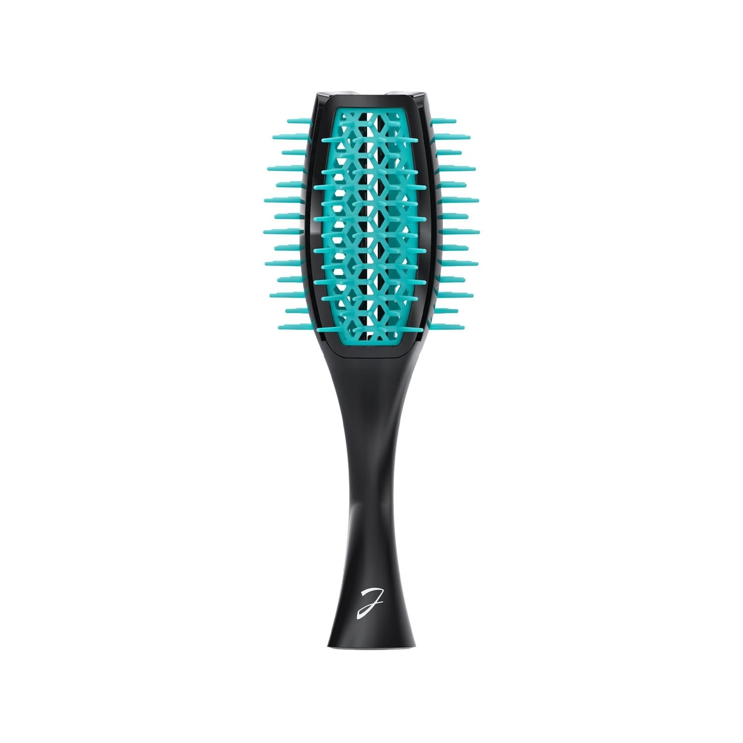 Janeke Tulip Brush Detangling Hair Brush Black & Blue